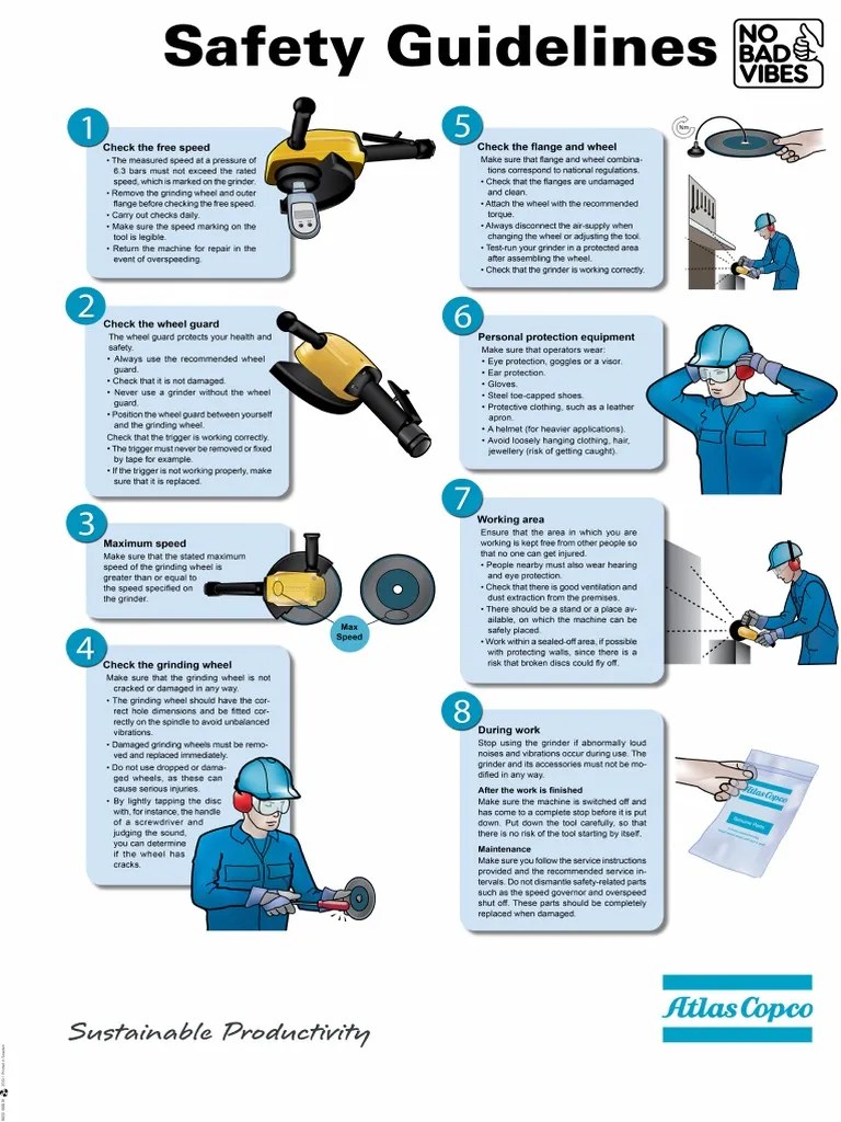 Safety Grinding Poster PDF