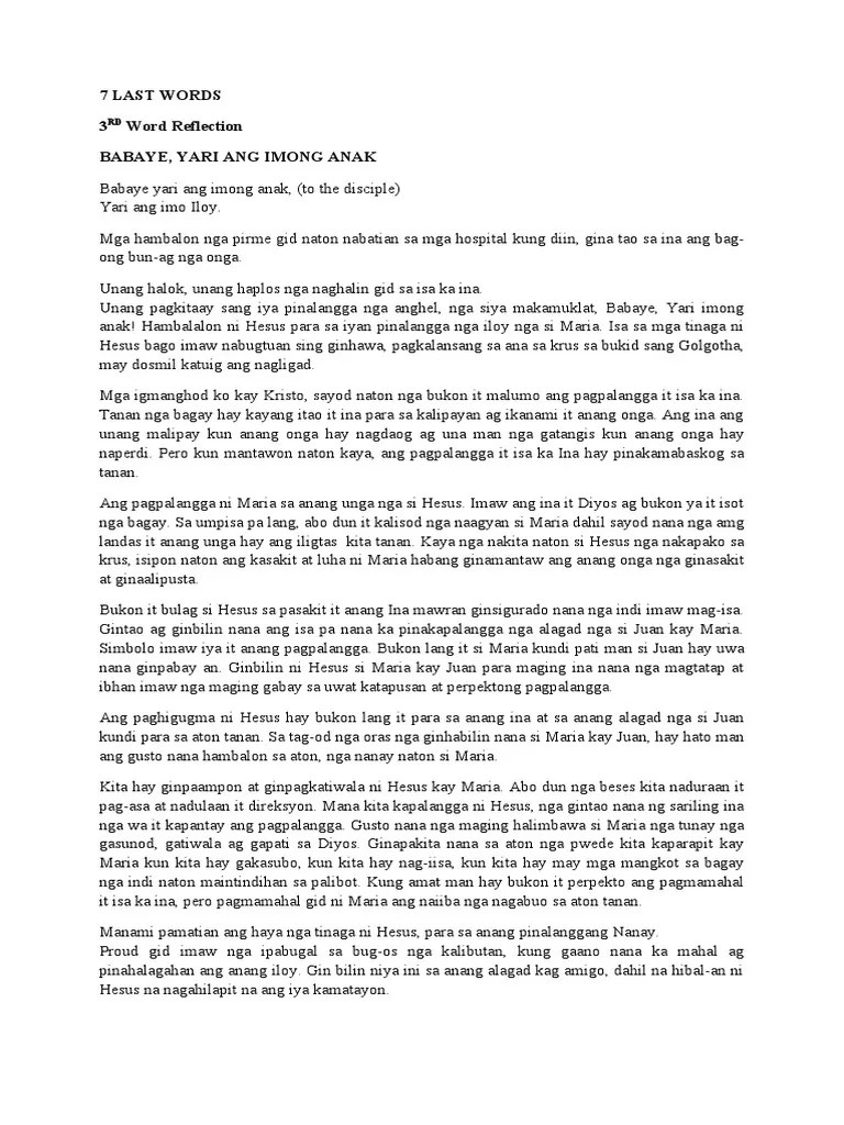 7 Last Words PDF