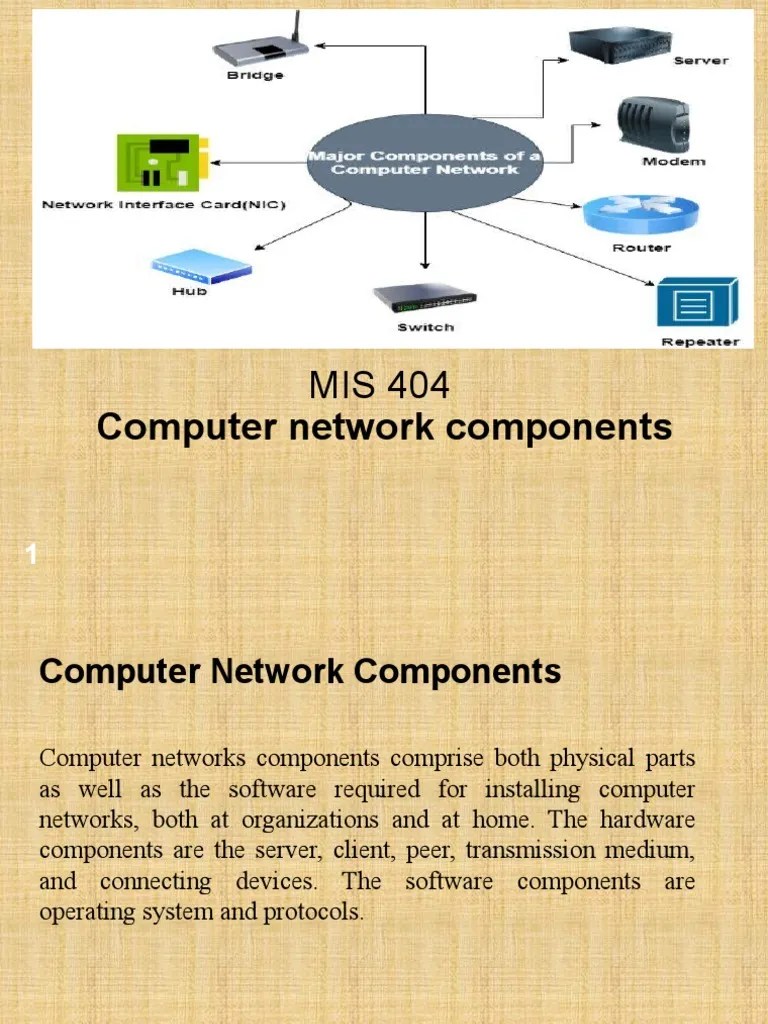 Computer Network Components PDF Computer Network Router