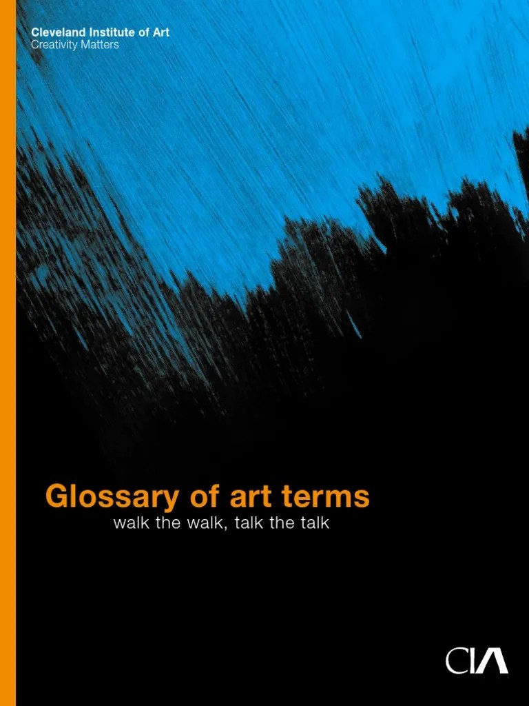 14 CIA Glossary of Art Terms PDF