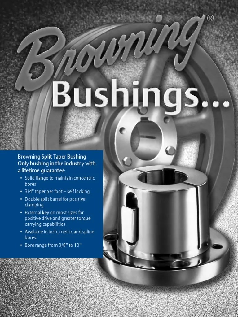 Browning Bushing Hubs PDF Screw Drill