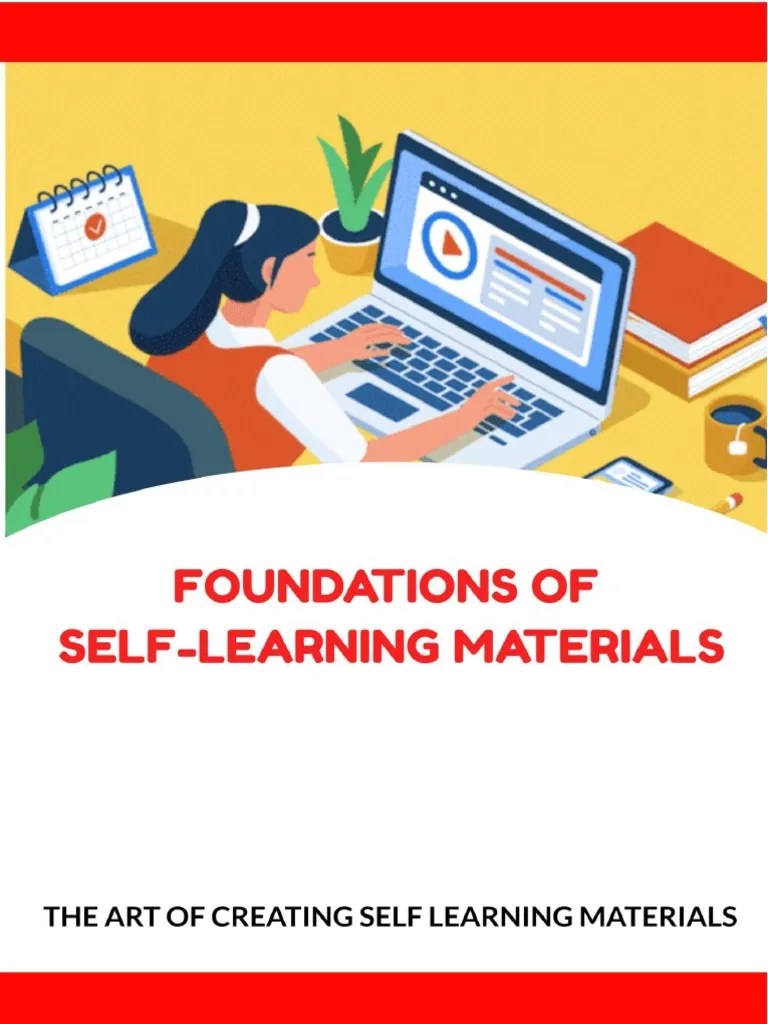 Foundations of SelfLearning Materials PDF