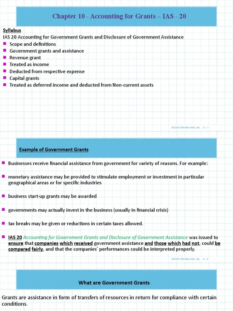 Accounting For Grants PDF