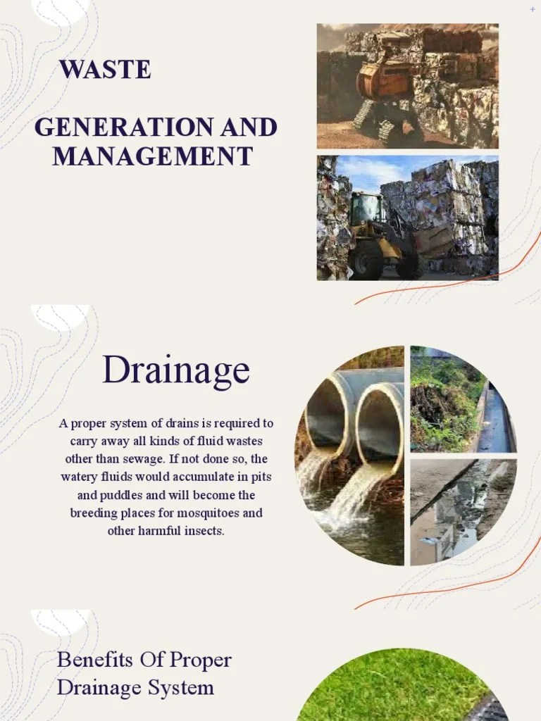 waste generation and management PDF