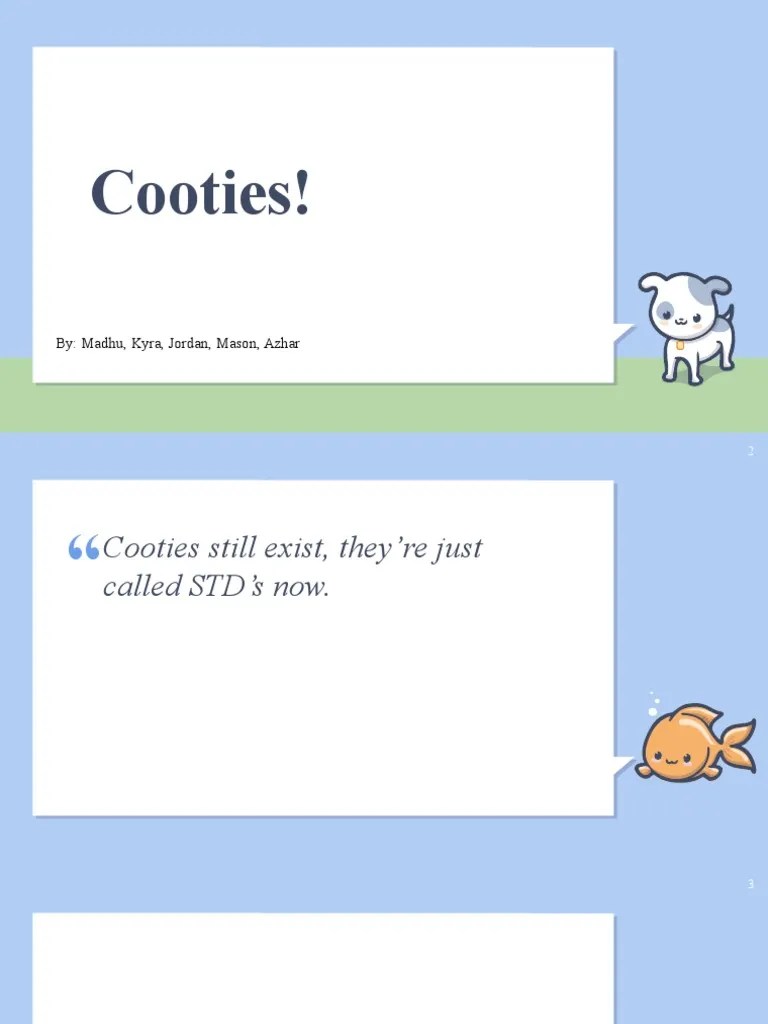 How to get Cooties PDF