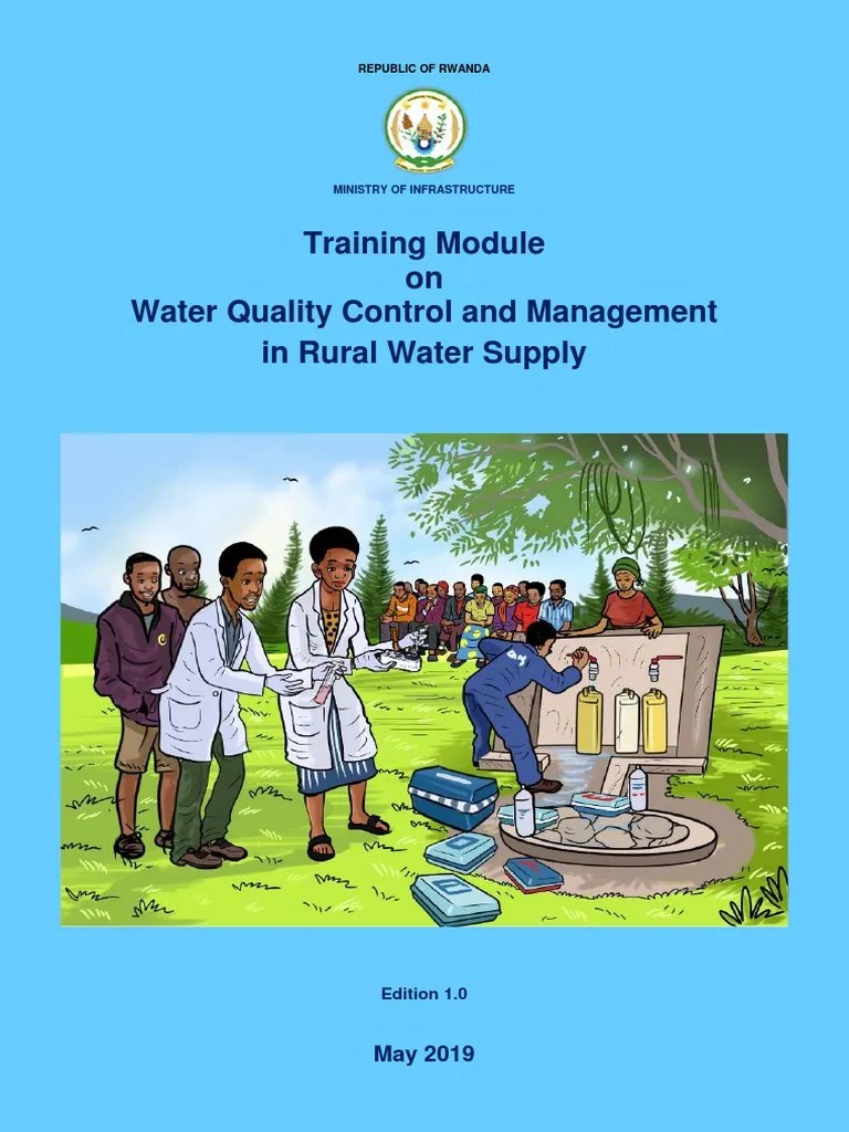7 Training Module Water Quality Control and Management PDF Water