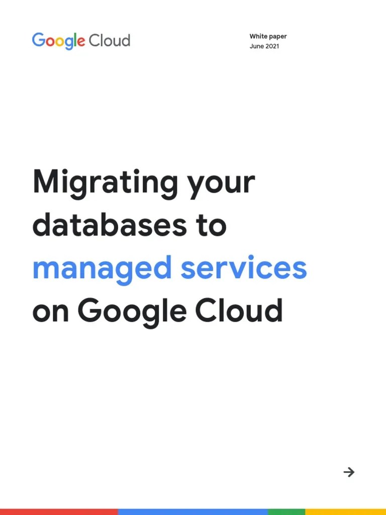Migrating Your Databases To Managed Services On Google Cloud PDF