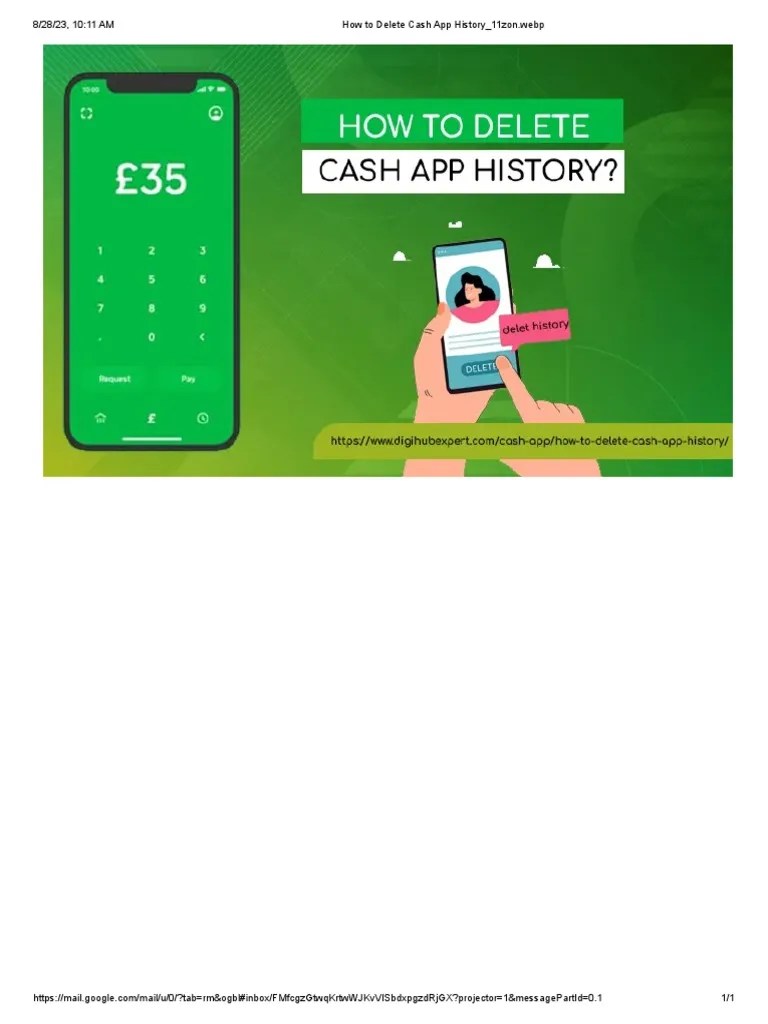 How To Delete Cash App History PDF