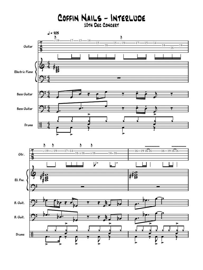 Coffin Nails by MF DOOM PDF String Instruments Music Production