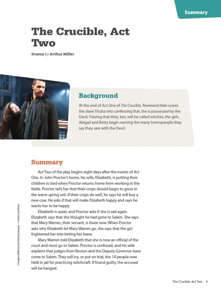 The Crucible Act 2 Adjusted Text PDF