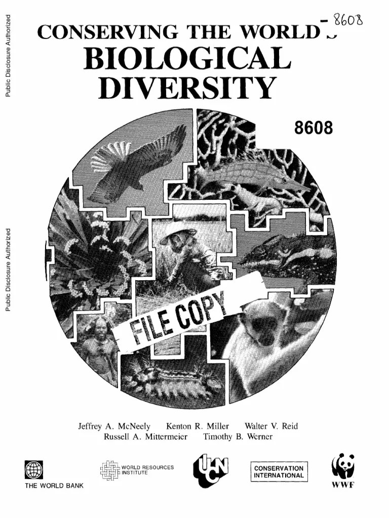 Conserving The Worlds Biological Diversity PDF Biodiversity Conservation Biology