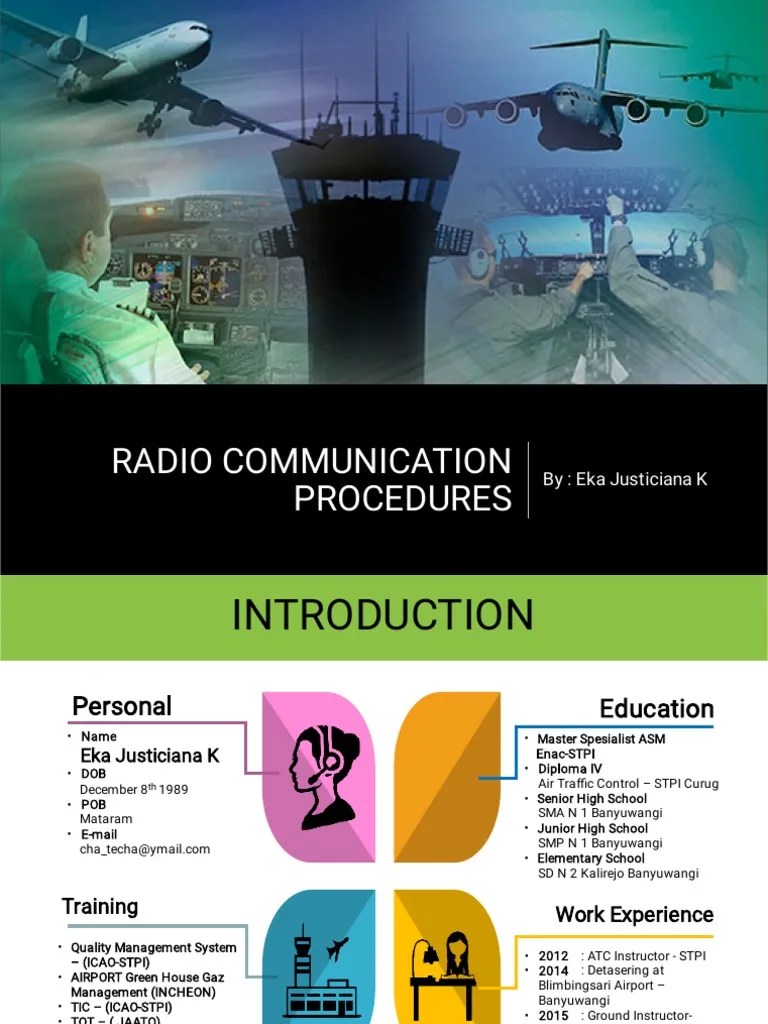Radio Communication Procedures Ok PDF Transponder (Aeronautics