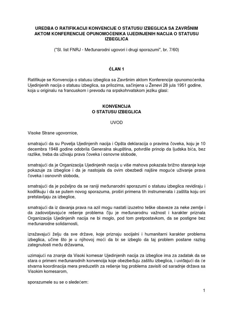 Images Files Konvencija o Statusu Izbeglica PDF