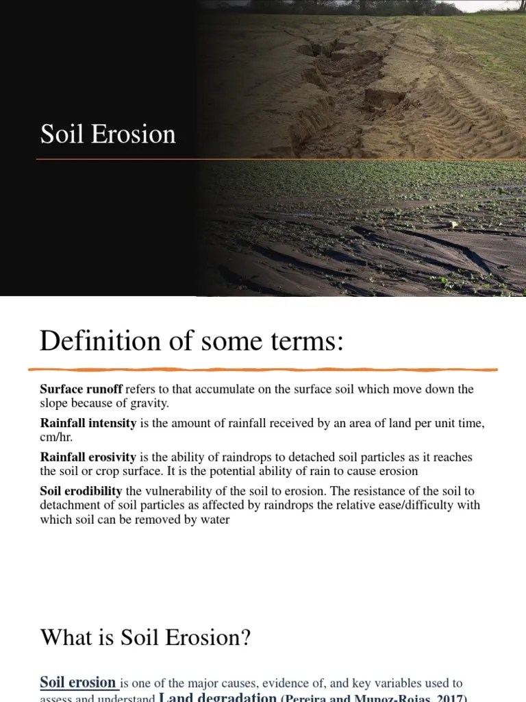 UNIT 8 Soil Erosion PDF Erosion Soil