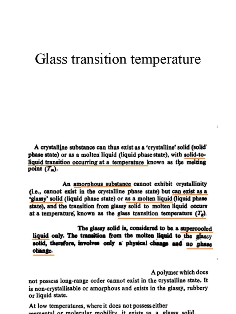 31 Glass Transition Temp 2 PDF