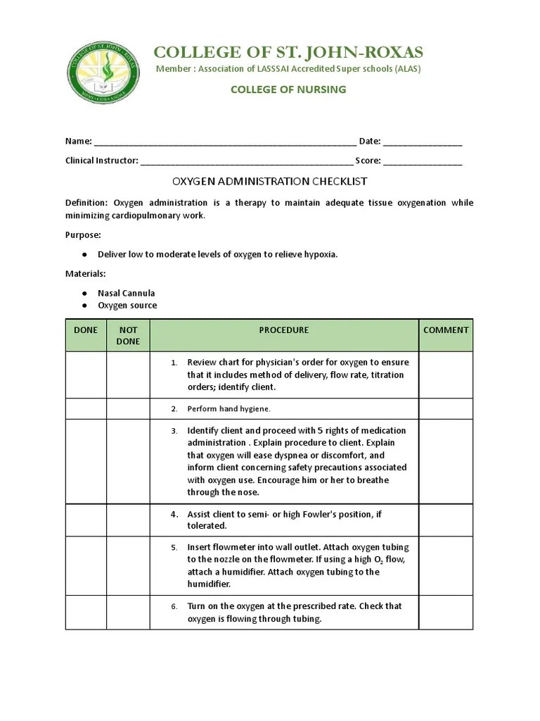 Oxygen Administration | PDF | Clinical Medicine | Health Care