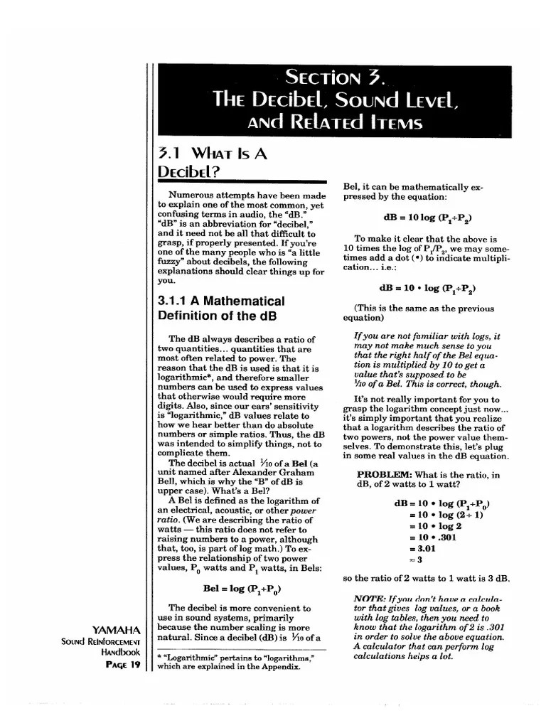 Cap 3 Decibeles | PDF | Decibel | Root Mean Square