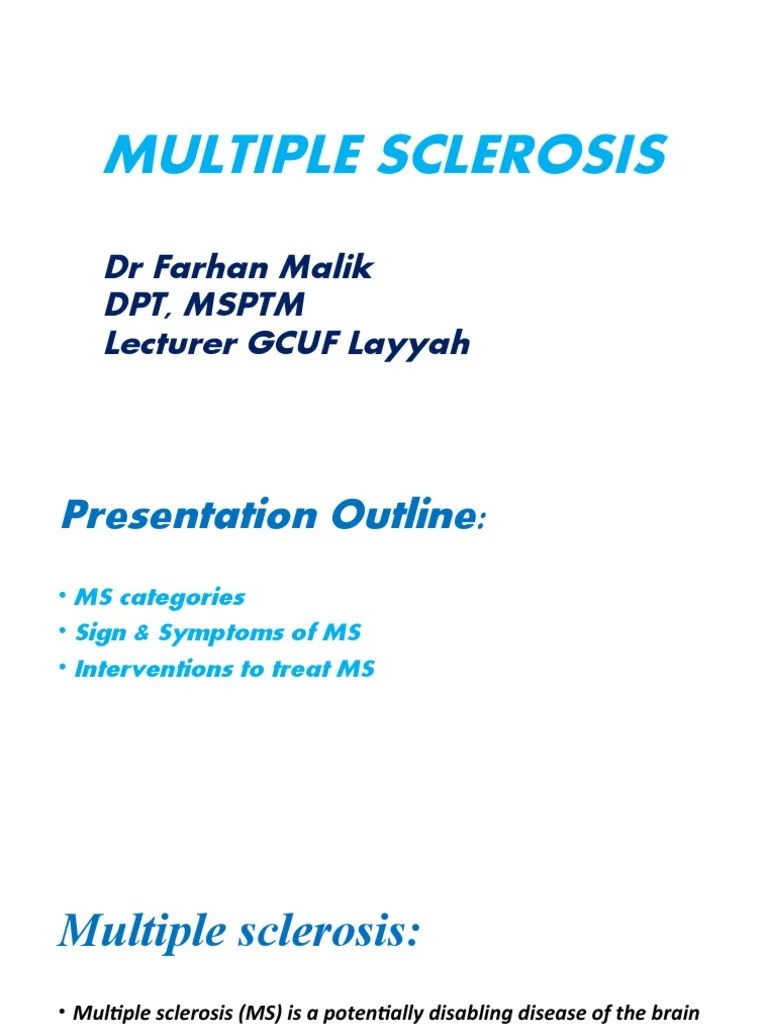 Multiple Sclerosis PDF Multiple Sclerosis Urinary Incontinence