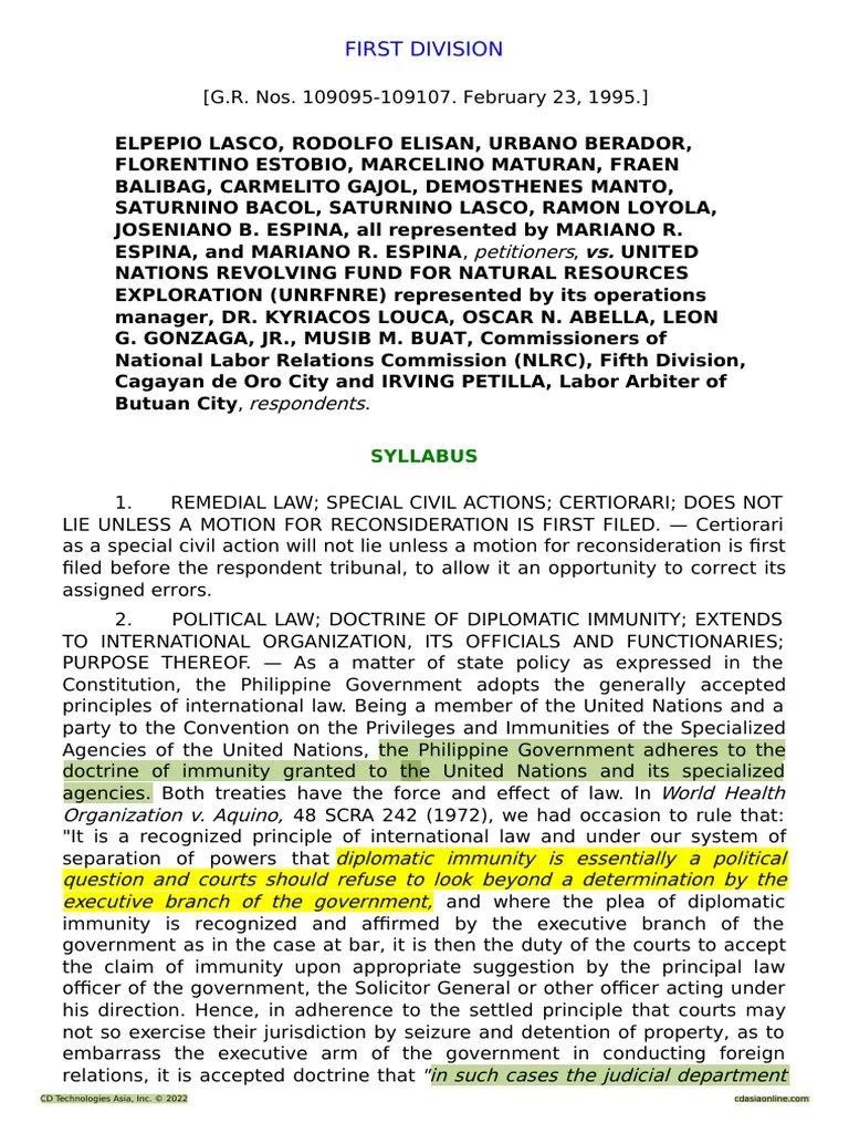 Lasco v. United Nations Revolving Fund For2022021611