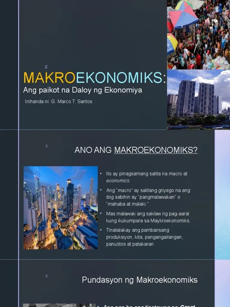 Ang Makroekonomiks | PDF