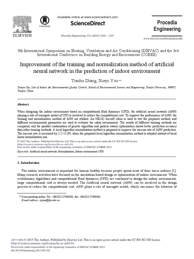 (2015) Improvement of The Training and Normalization Method of