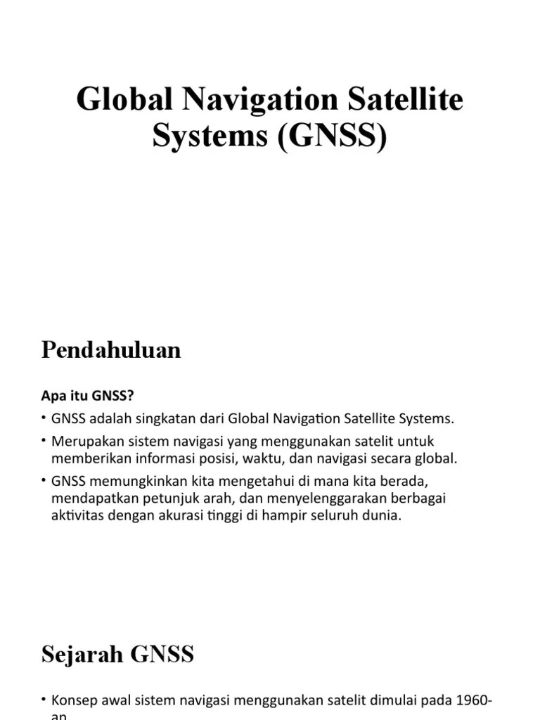 Global Navigation Satellite Systems (GNSS) PDF