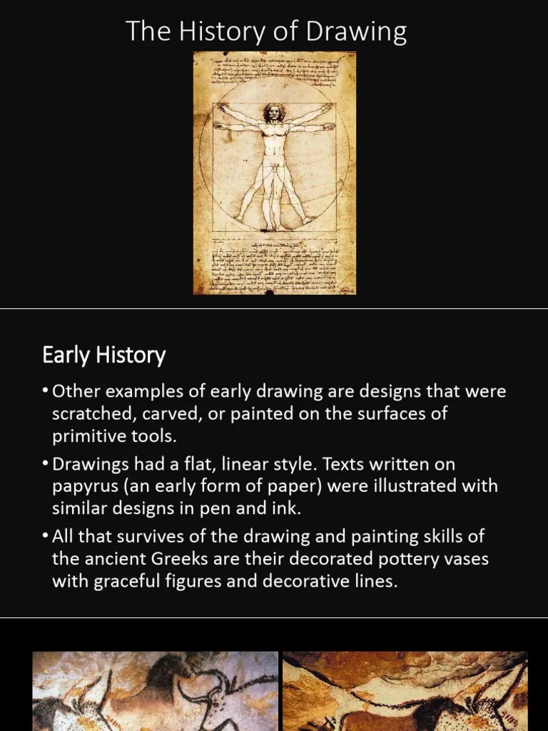 The History of Drawing PDF Drawing Paintings