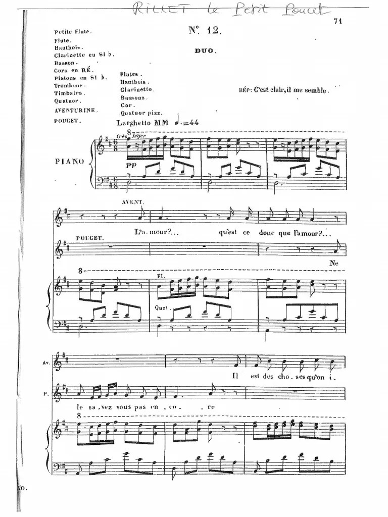 DE RILLE Le Petit Poucet Duo Aventurine Et Poucet PDF