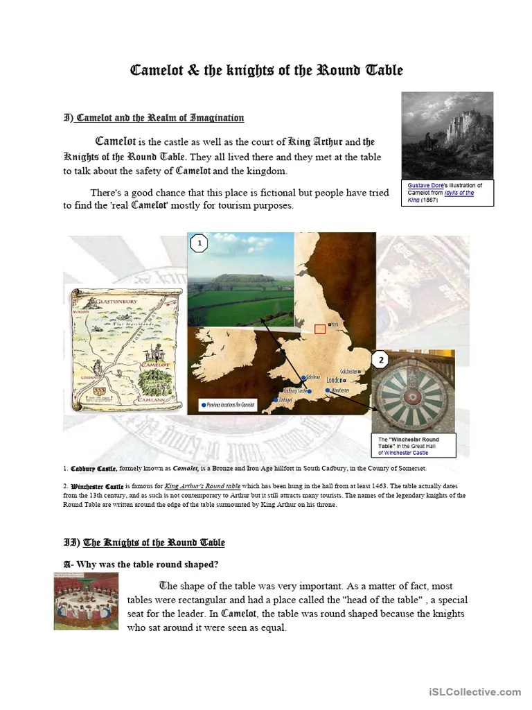 Camelot and the Knights of the Round Table PDF Galahad Camelot