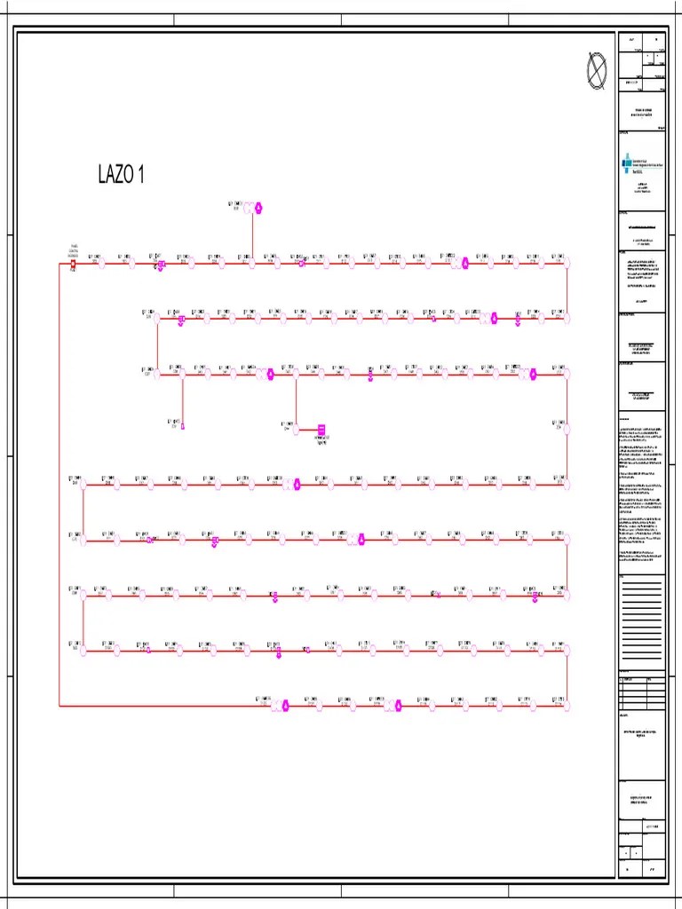 Diagrama Unifilar Detección de Incendios | PDF