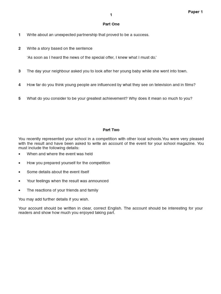 Language Arts Grade 8 (Paper 1 & 2) PDF