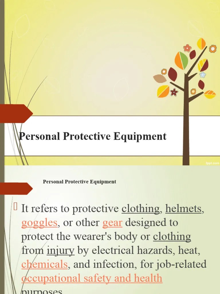 Module 4 Sheet 2.1 Personal Protective Equipment PDF Personal