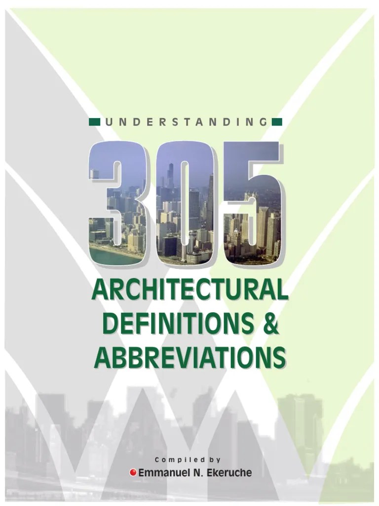 ARCHITECTURAL DEFINITION AND ABBREVATION Book 1 PDF Easement