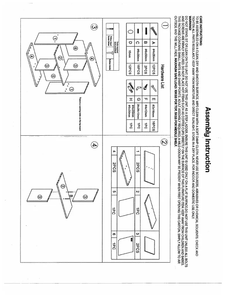 Kmart Book Instructions PDF