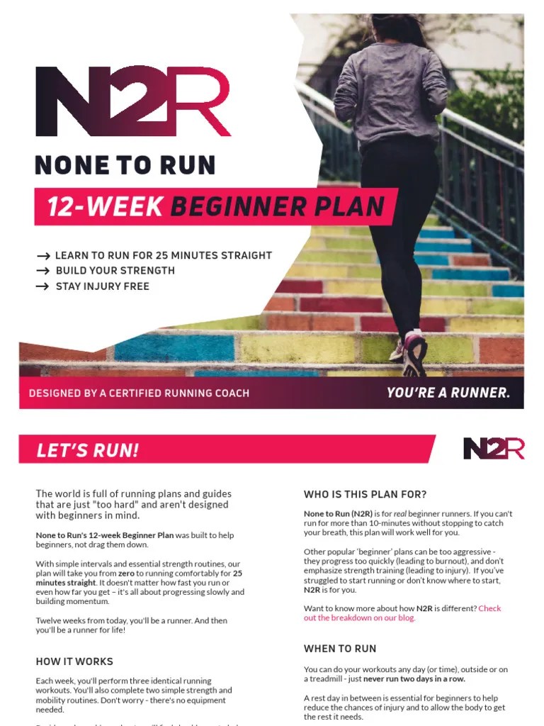 N2R 12Week Plan (2023) PDF Running