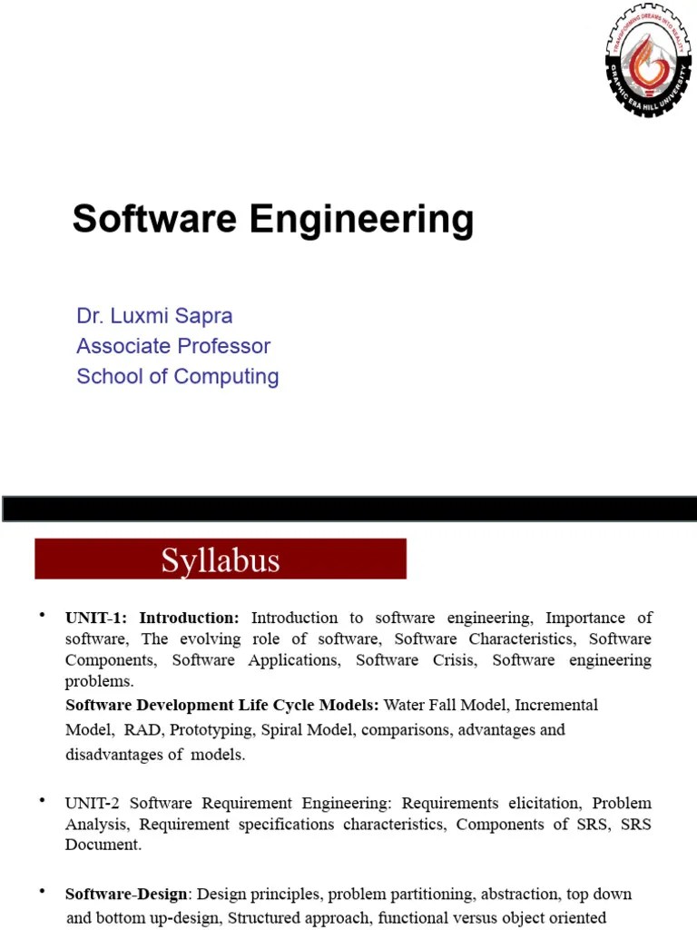 BCA Software Engineering 15 Unit PDF Use Case Software Testing
