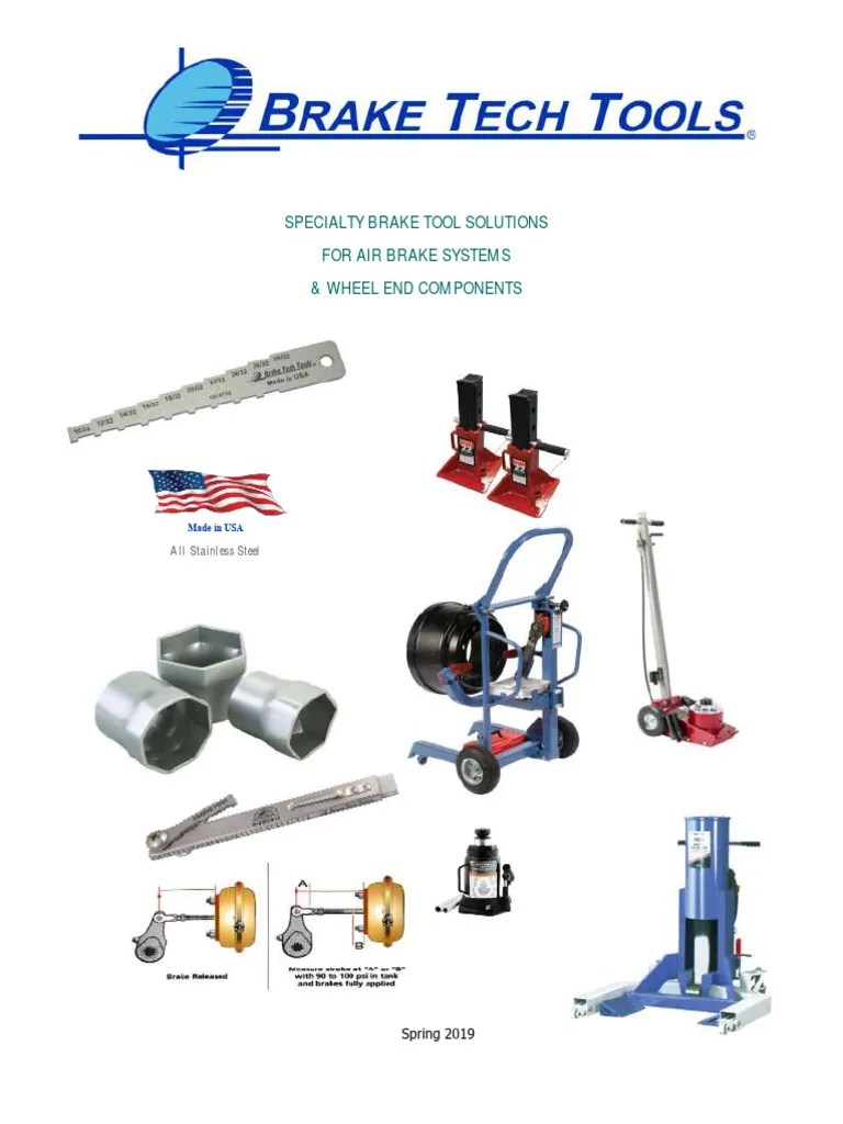 Brake Tech Tools PDF Wheel Mechanical Engineering