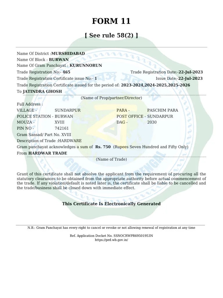 P&RD Certificate PDF Justice Crime & Violence