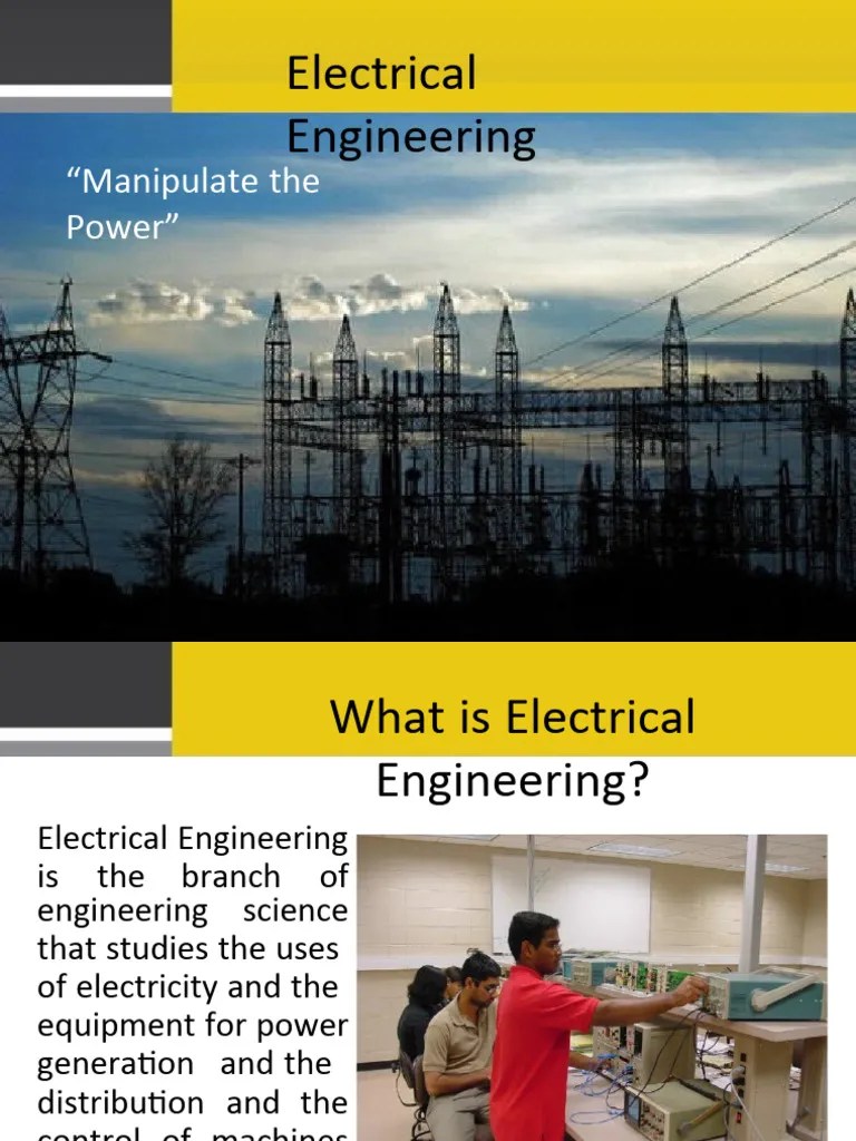 Electrical Engineering PDF Electrical Engineering Engineering