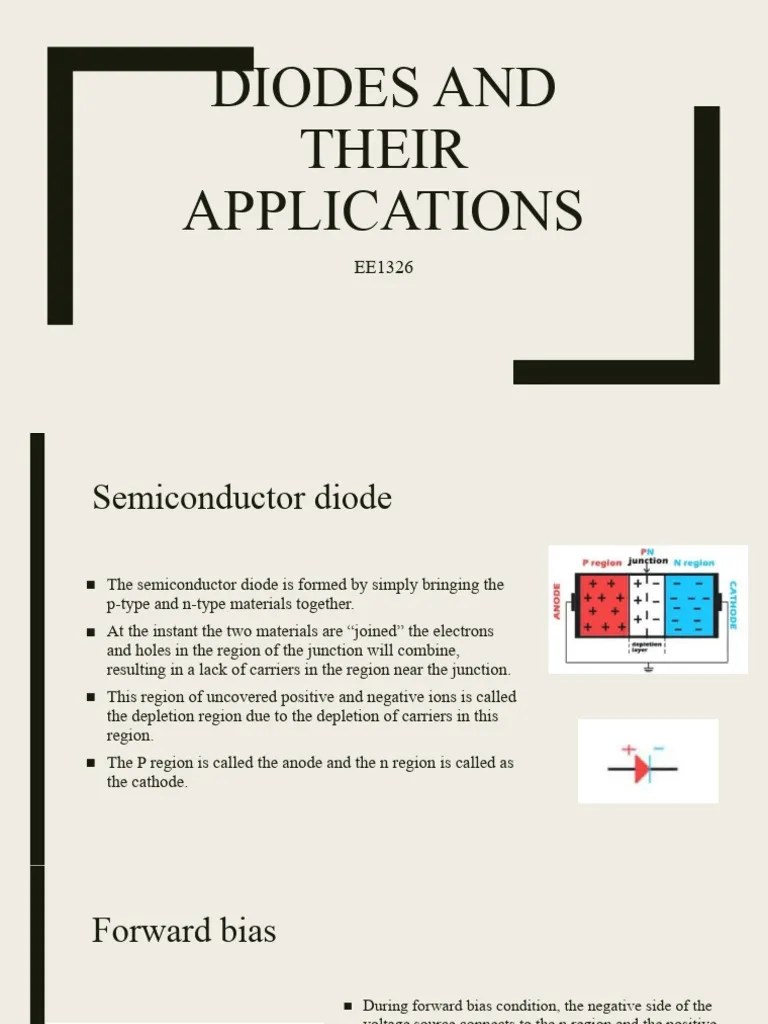 3 Diodes and Their Applications PDF