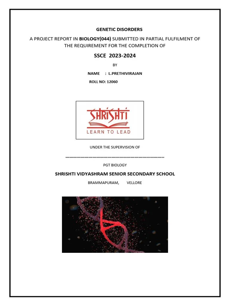 Mendelian Disorders Class 12 Download Free PDF Dominance