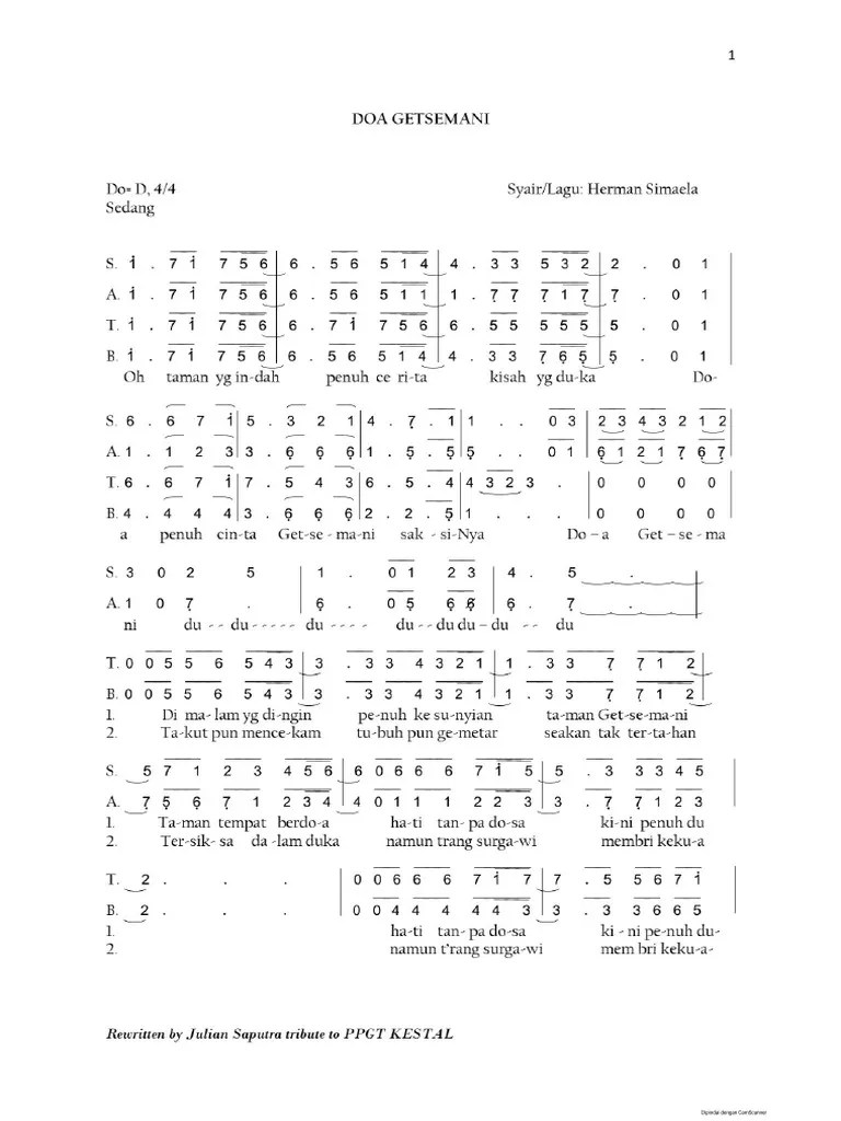 Doa Getsemani PDF