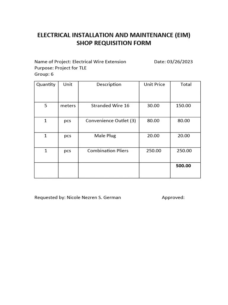 Electrical Installation and Maintenance PDF