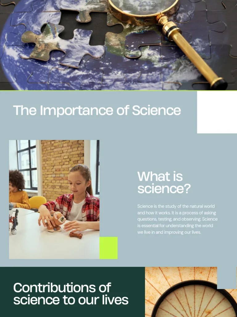 Importance of Science PDF