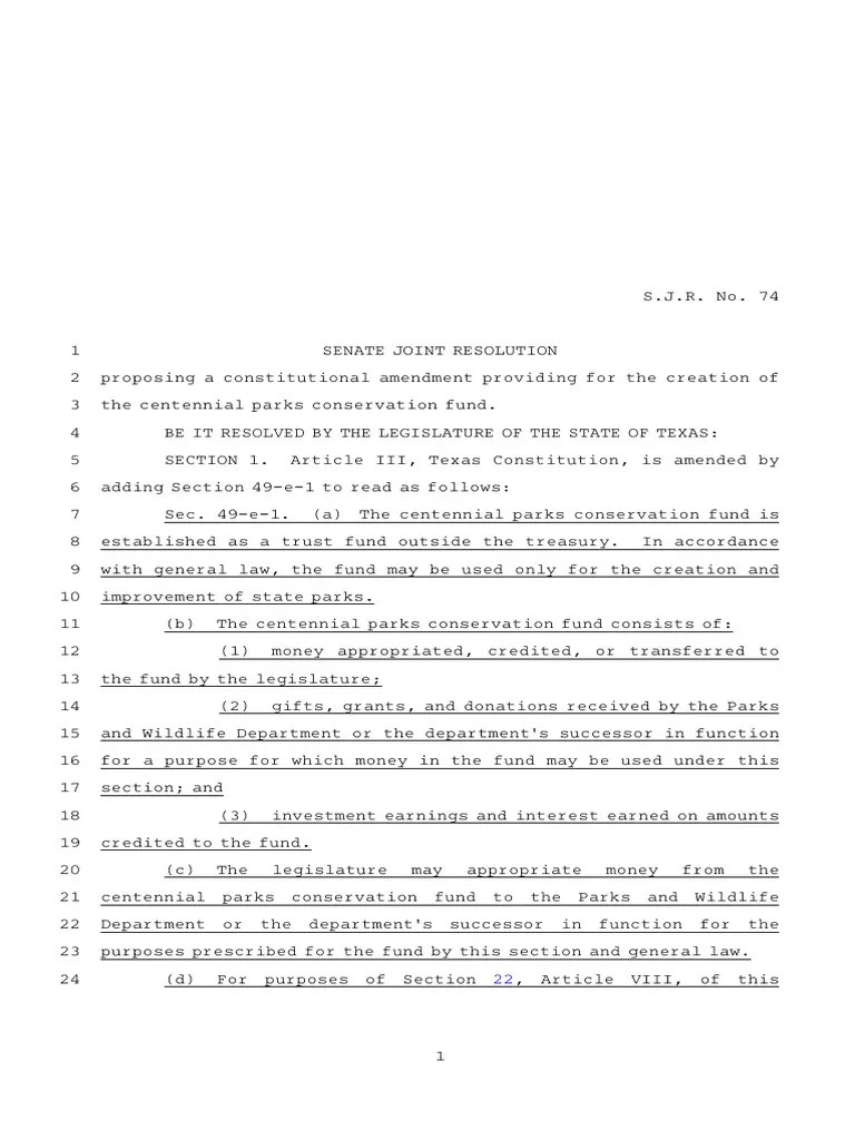 Senate Joint Resolution PDF