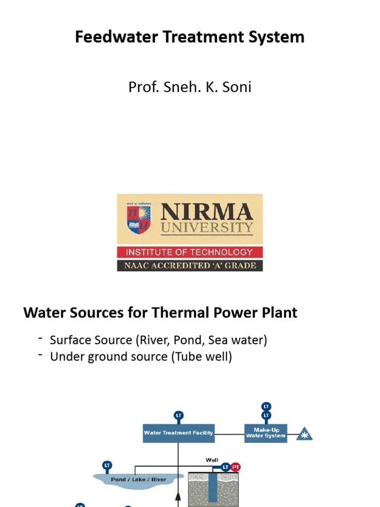Feed Water Treatment System PDF