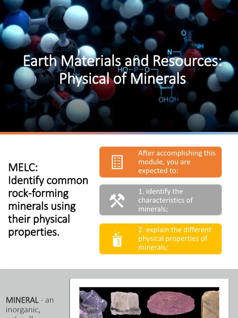 Minerals PhysicalProperties PDF