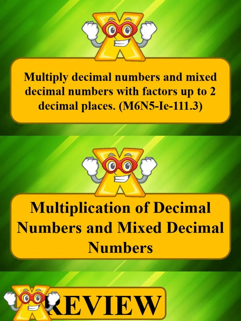 Cot Math 6 Quarter 1 PDF Multiplication Arithmetic
