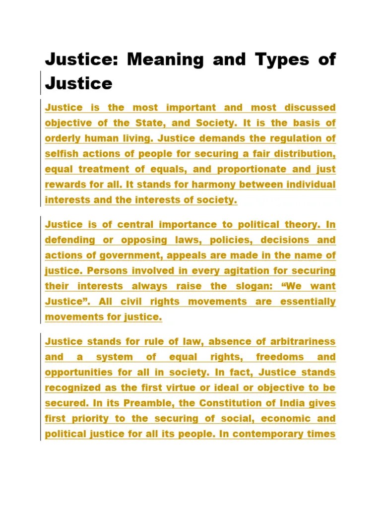 Readings On Justice | PDF | Justice | Crime & Violence