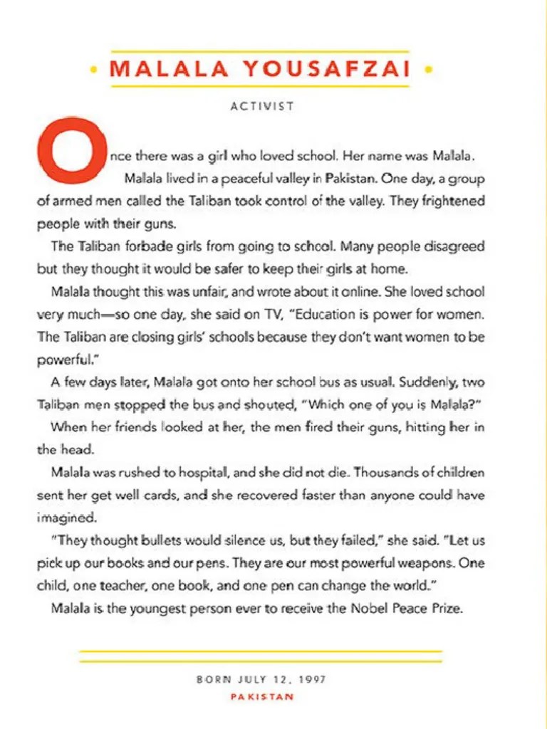 Malala Yousafzai | PDF